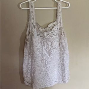 Lace tank top